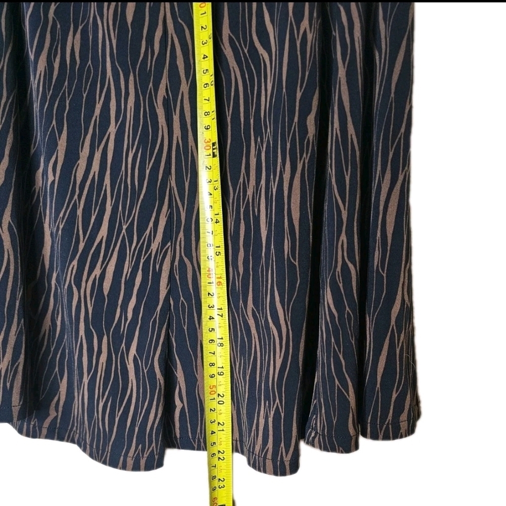 Liz Claiborne Classics Skirt Womens Sz 8 Black Pleated Preppy Academia Old Money - Picture 3 of 6
